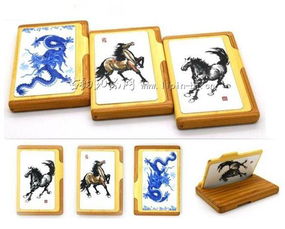 天然竹木陶瓷工藝禮品名片夾 方寸之間的東方雅韻